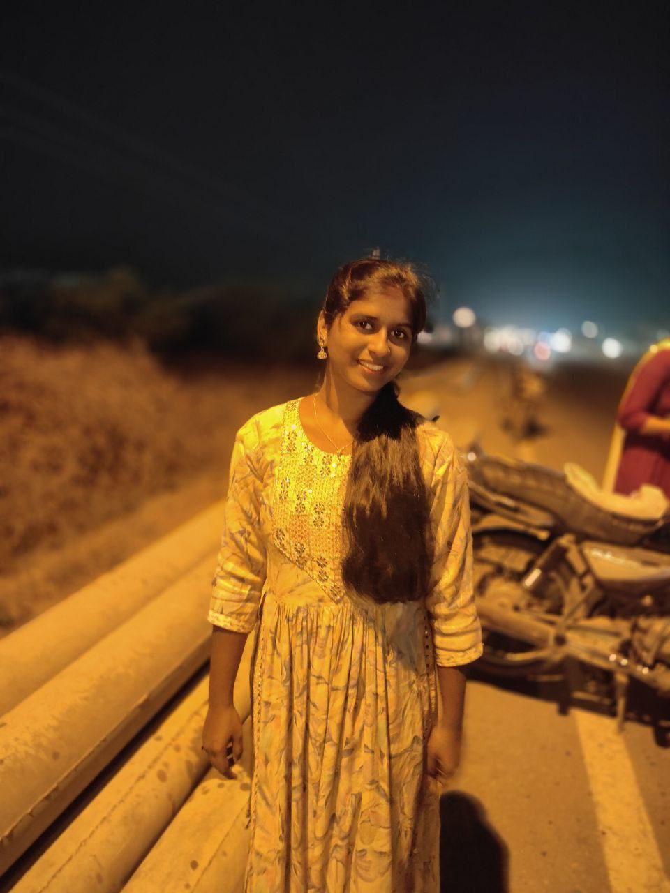 Kavya leading a session